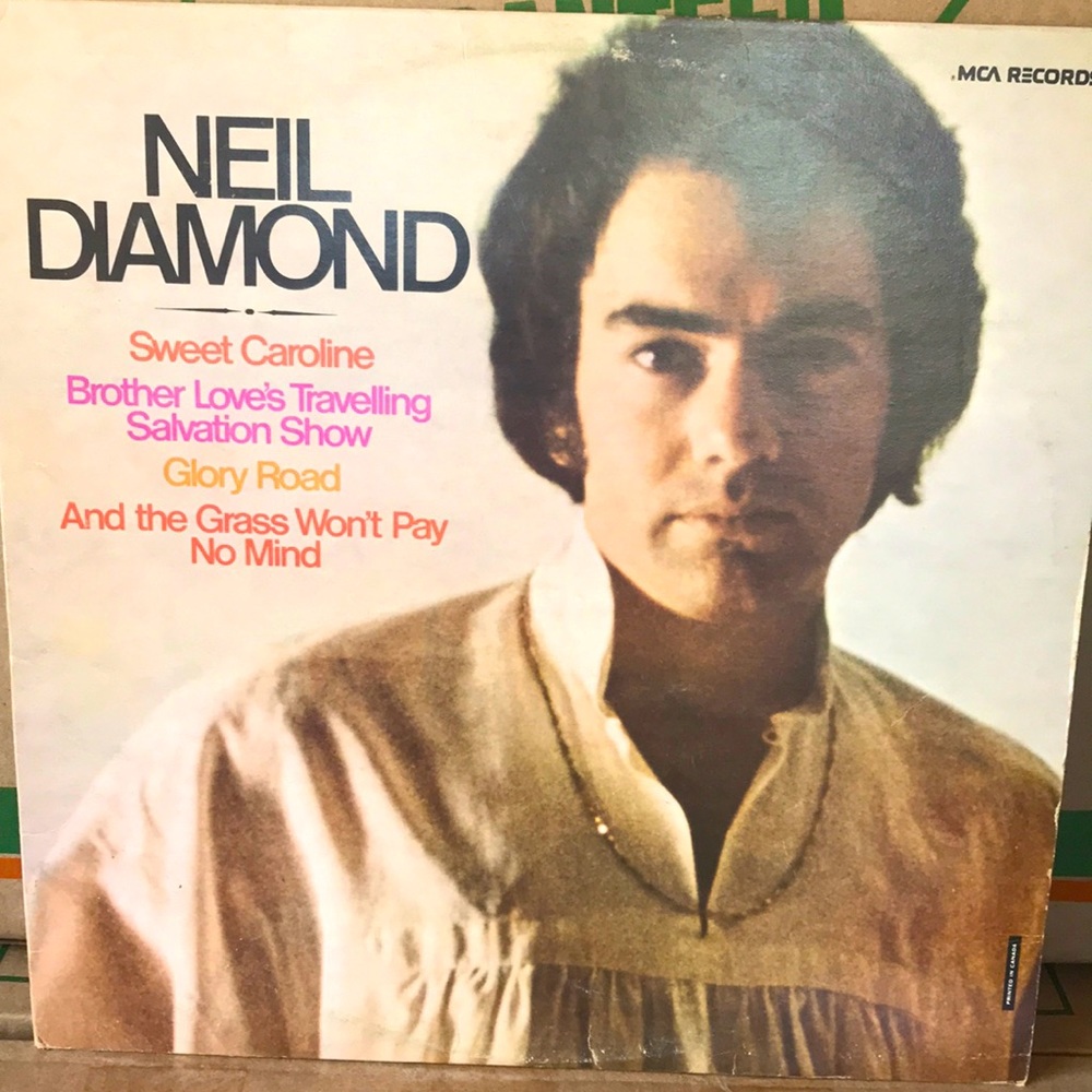3/$30 Neil Diamond Sweet Caroline Vintage Vinyl Album 1973